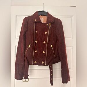 FREE PEOPLE LEATHER JACKET